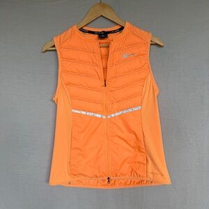Nike Aeroloft 800 Down Running Vest Orange